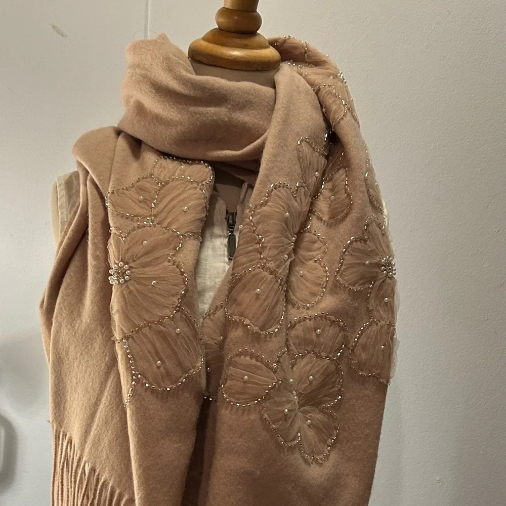 NWT Joie wool XL scarf